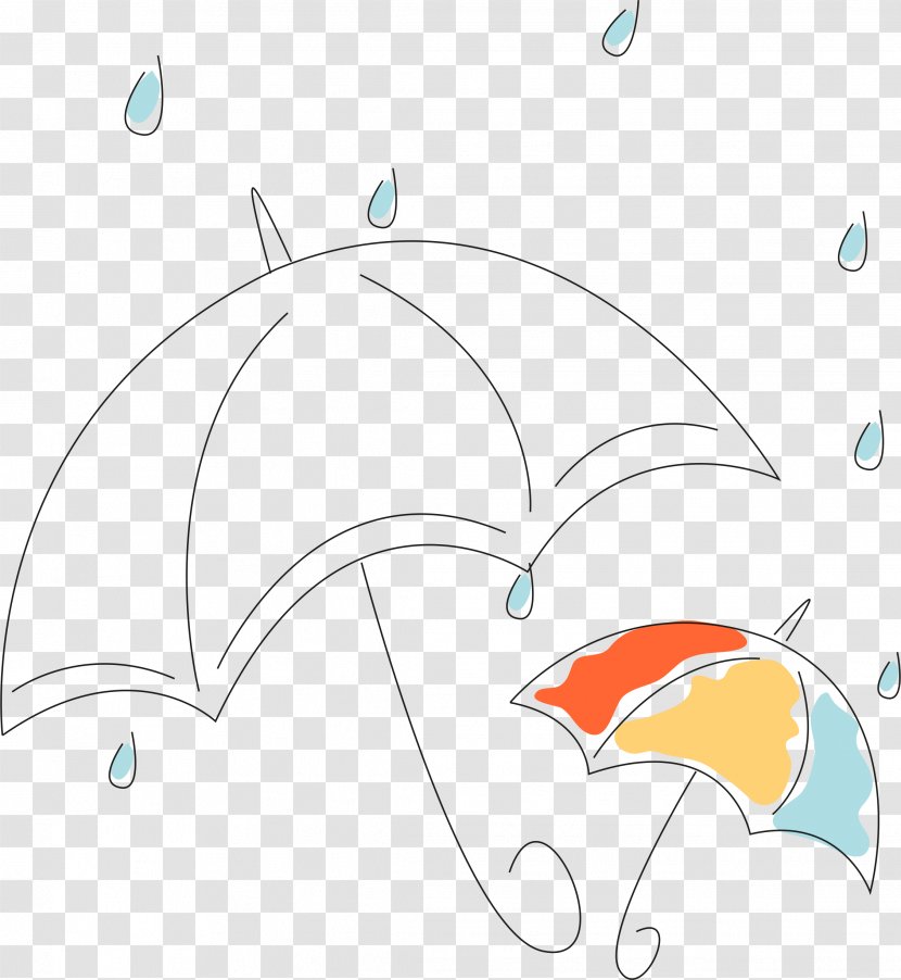 Cartoon Clip Art - Drop - Umbrella Transparent PNG