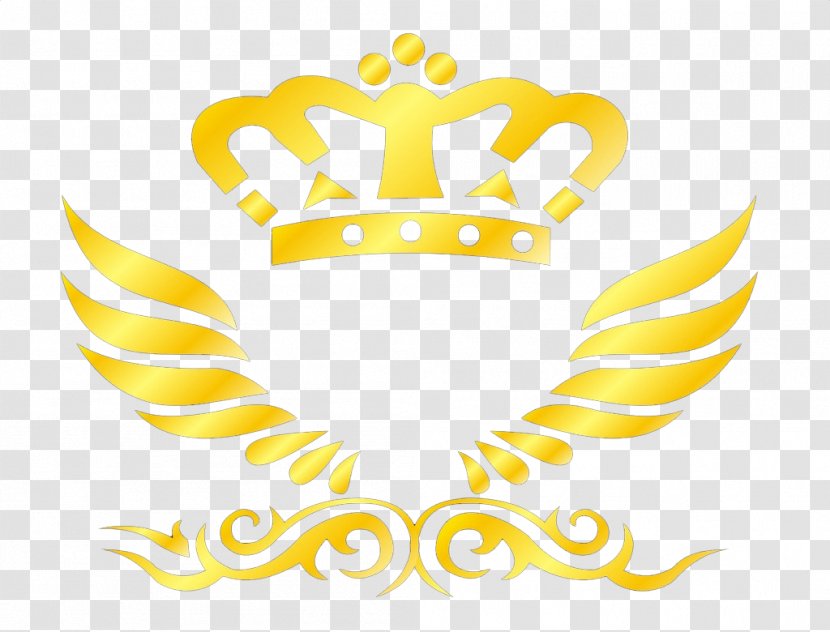 Crown Gold - Symmetry - Wings Transparent PNG