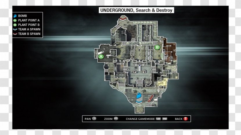Call Of Duty: Modern Warfare 3 Black Ops II Zombies Xbox 360 Video Game - Map - Underground Transparent PNG