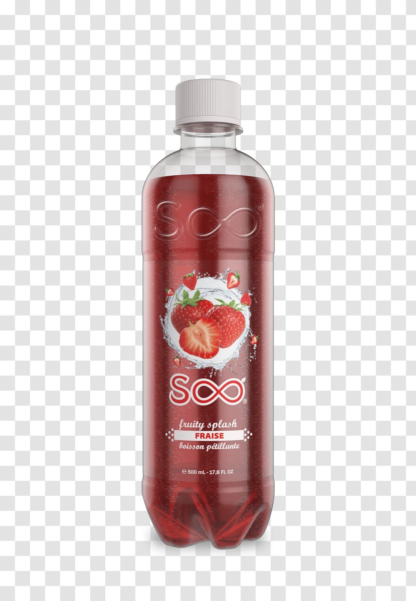 Fizzy Drinks Juice Iced Tea Carbonated Drink Non-alcoholic - Fruit - Strawberry Transparent PNG
