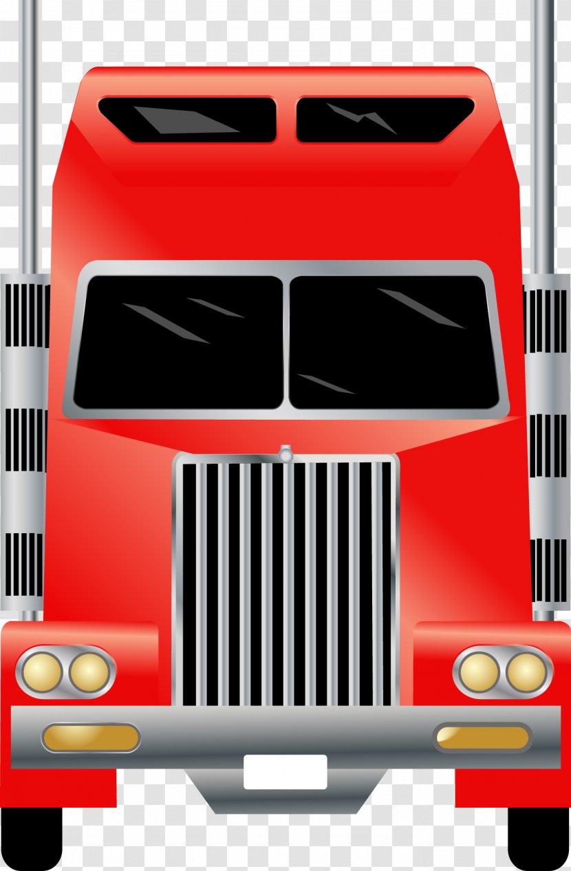 Car Pickup Truck Trucks & Trailers - Big Vector Head Transparent PNG