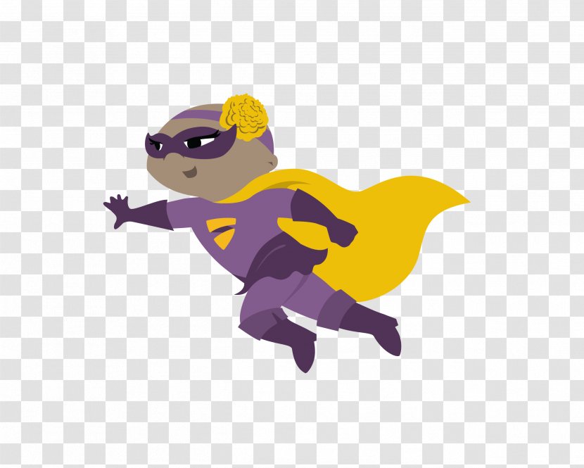 Superhero Sidekick Clip Art - Yellow - Hero Transparent PNG