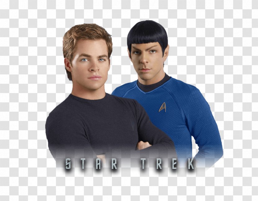 Zachary Quinto Star Trek Into Darkness Chris Pine James T. Kirk - Shoulder Transparent PNG