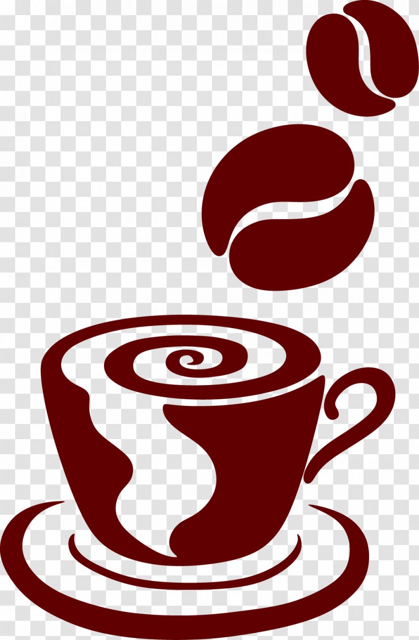 Coffee Cafe Logo - Variety Shape Transparent PNG