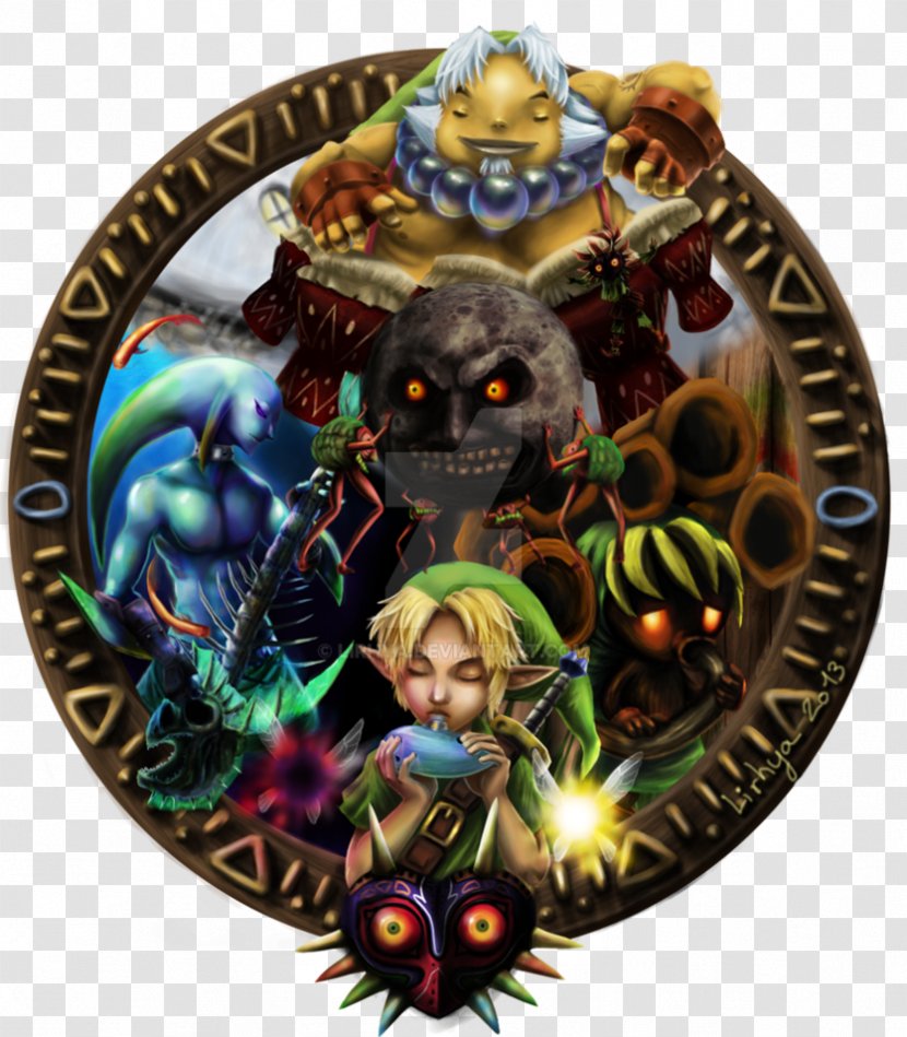 The Legend Of Zelda: Majora's Mask Ocarina Time Link Video Game - Art - Zelda Transparent PNG
