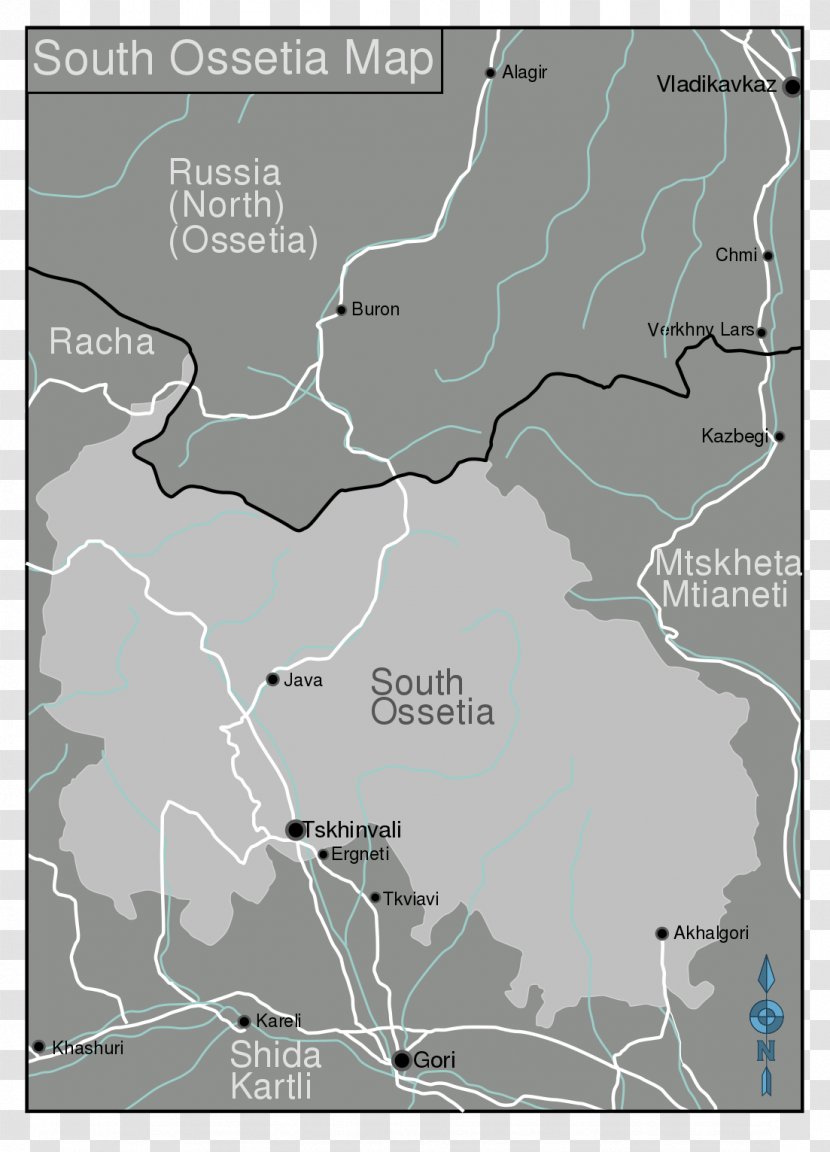 South Ossetia Map Tuberculosis - Area Transparent PNG