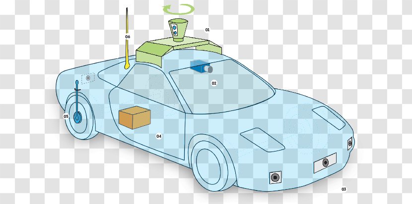 Google Driverless Car Autonomous Technology Tesla Motors - Area Transparent PNG