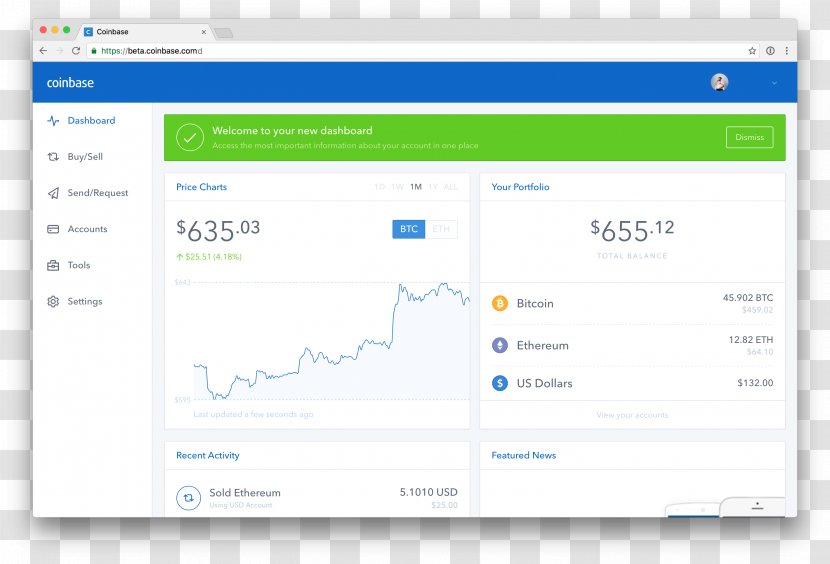 Coinbase Wire Transfer Bitcoin Computer Software - Company - Top Shot Transparent PNG