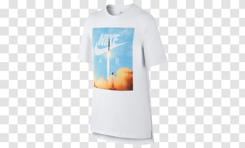 T-shirt Sleeve Clothing Nike - White - Short Transparent PNG