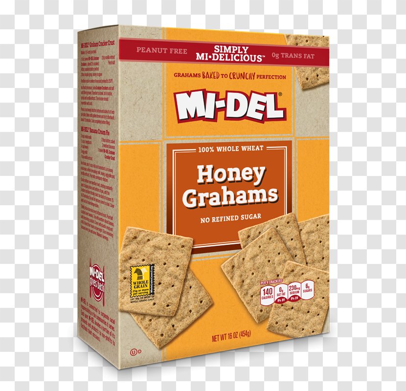 Graham Cracker Breakfast Cereal S'more Honey - Cookies And Crackers Transparent PNG