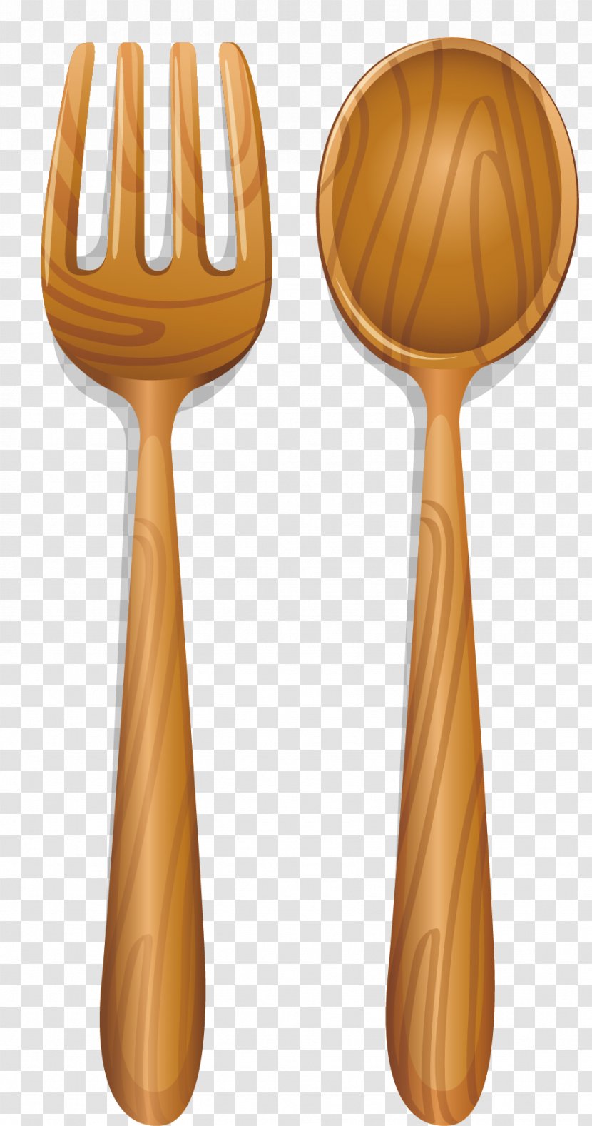 Knife Fork Wooden Spoon Transparent PNG