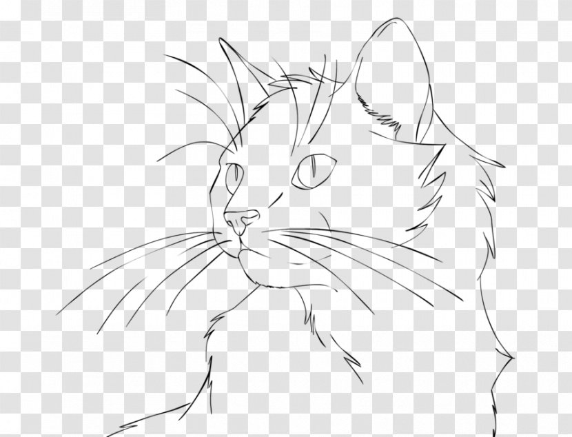 Coloring Book Drawing Line Art - Cats Transparent PNG