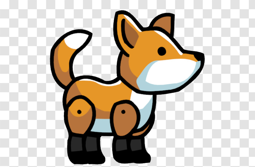 Cartoon Animal Figure Line Red Fox Fox Transparent PNG