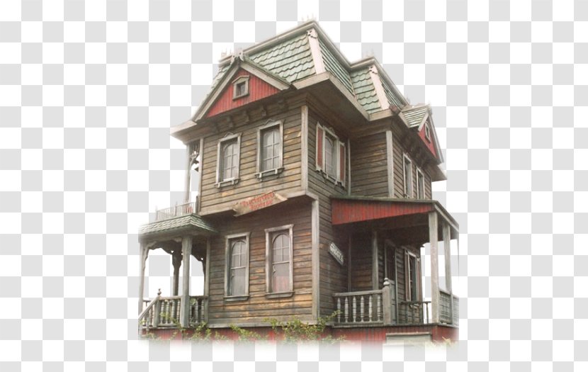 Haunted House Building Historic Museum Facade - Elevation Transparent PNG