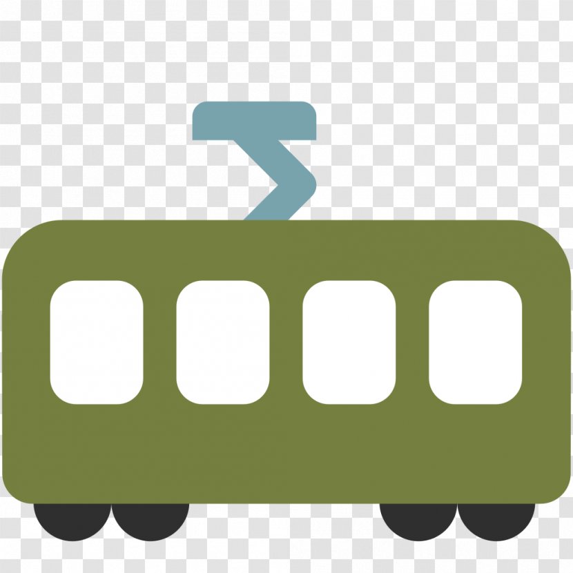 Emoji Tram SMS Transport Mobile Phones - Brand - Rails Transparent PNG