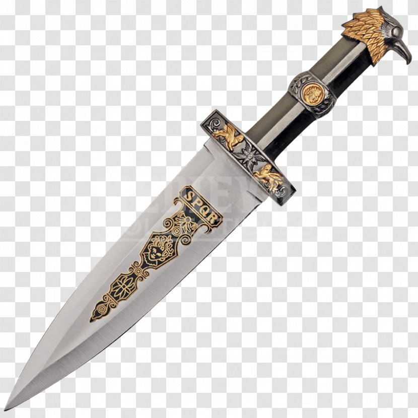 Bowie Knife Ancient Rome Dagger Pugio - Roman Legion Transparent PNG