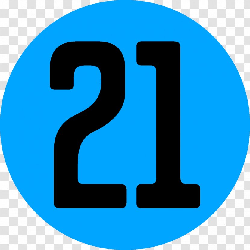 Porto Clip Art - Blue - Number 21 Transparent PNG