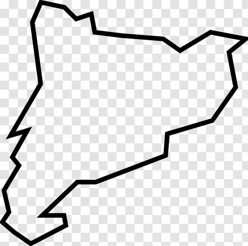 Catalonia Clip Art - Symmetry - Map Sketch Transparent PNG