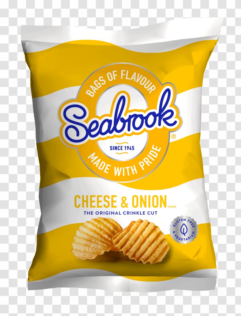 Cheese And Onion Pie Vegetarian Cuisine Seabrook Potato Crisps Chip Transparent PNG