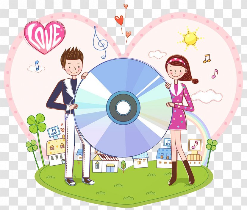 Illustration - Optical Disc - Couple Canada Transparent PNG