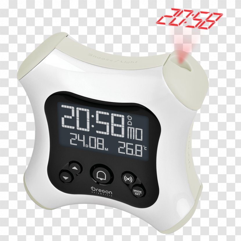 Radio Clock Alarm Clocks Oregon Scientific Projection - La Crosse Technology Transparent PNG