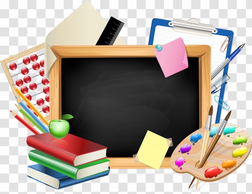 School Supplies Bayonet Point Middle Clip Art - Blackboard - Education Transparent PNG