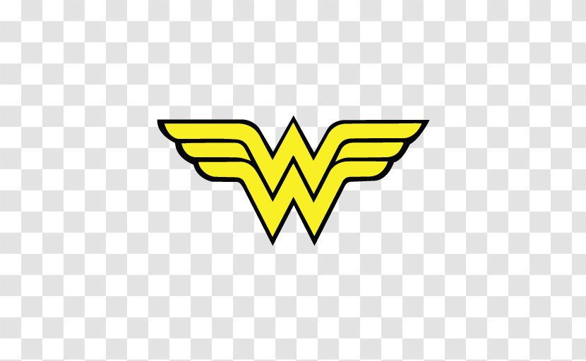 Diana Prince Batman Logo Iron-on - Yellow - Wonder Woman Transparent PNG