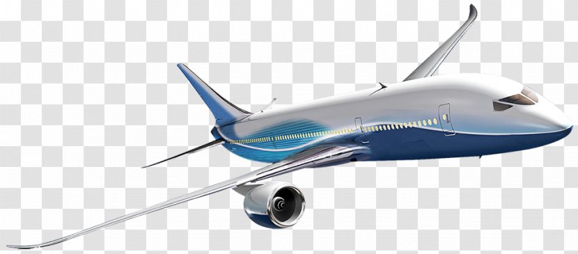 Aircraft Boeing 787 Dreamliner Airplane Flight 747 - Plane Fly Transparent PNG