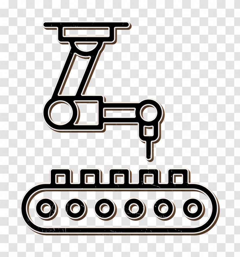 Factory Icon Industrial Robot Icon Industry Icon Icon Transparent PNG