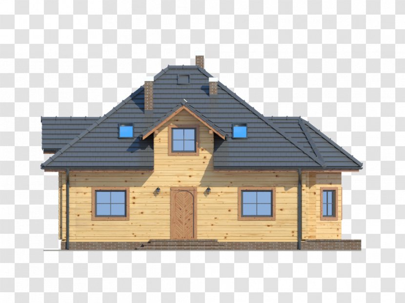 House Mansard Roof Attic Storey - Elevation Transparent PNG