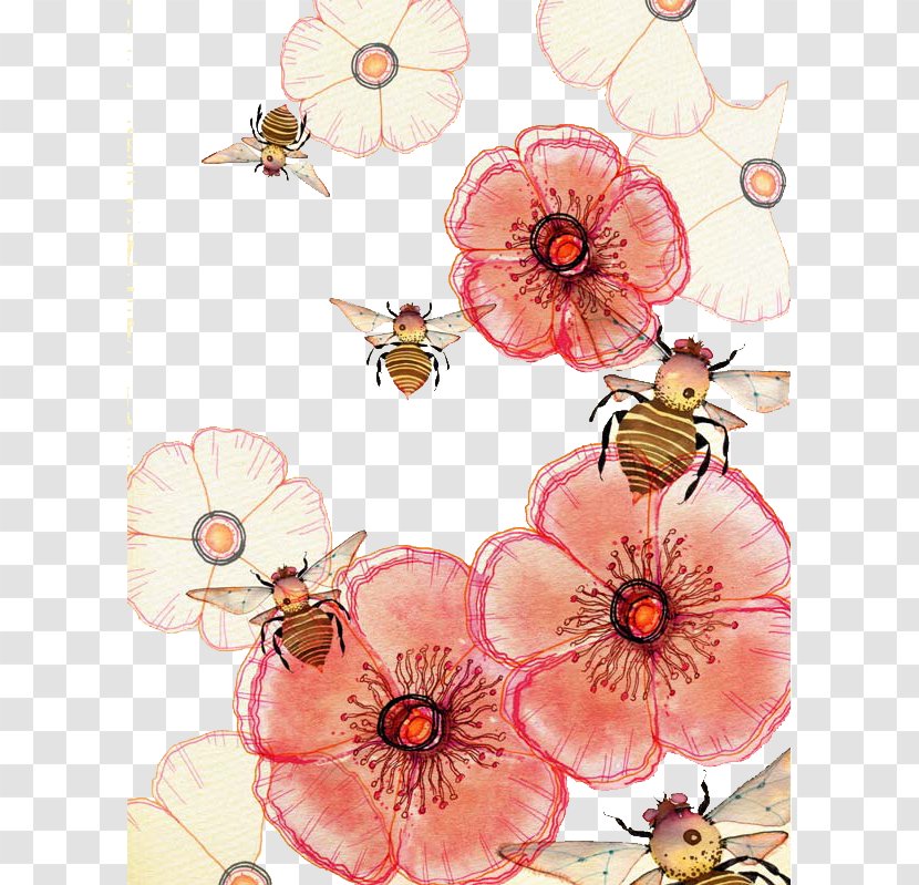 Paper Watercolor Painting Drawing Illustration - Work Of Art - Honey Transparent PNG