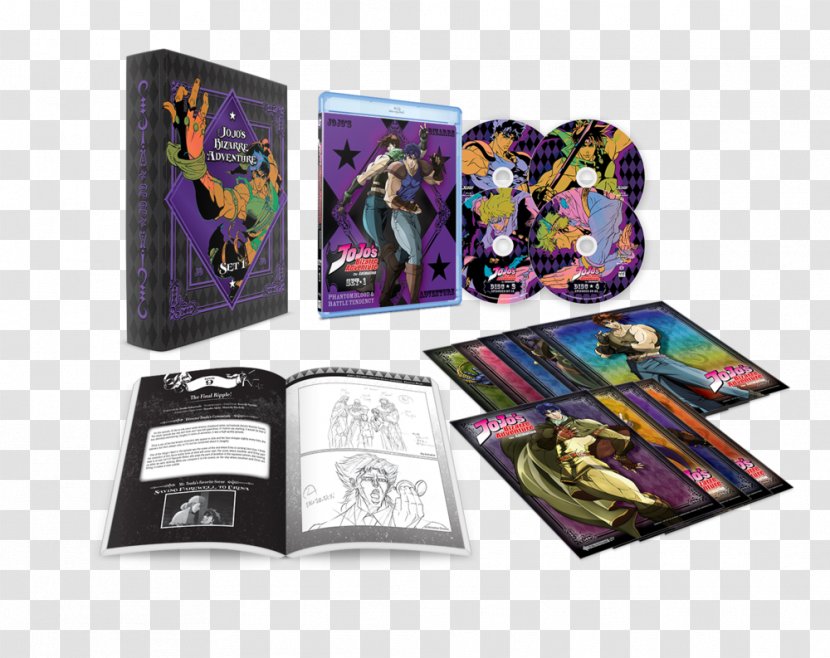 Blu-ray Disc JoJo's Bizarre Adventure - Tree - Season 1 Viz Media Jojo's AdventureSeason 2One Punch Man Transparent PNG