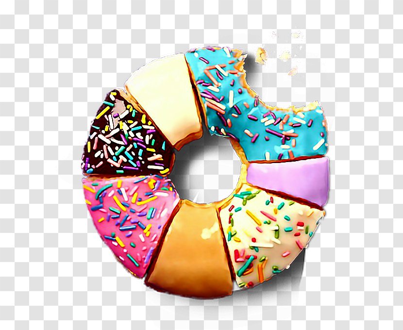Doughnut Pastry Baked Goods Pattern Circle - Wheel Transparent PNG