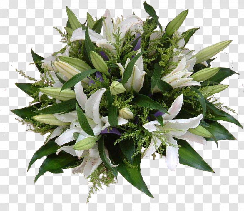Flower Bouquet Lilium Floral Design - White Lily Transparent PNG