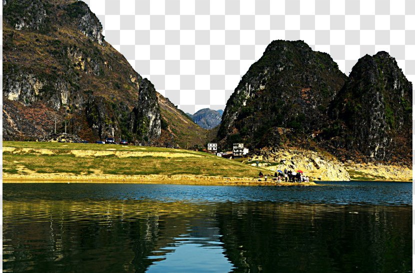 Guilin Baise Lake - River - Haokun Scenic Transparent PNG