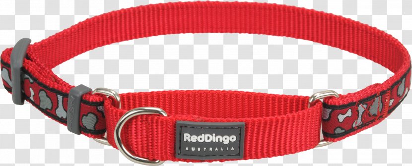Dog Collar Dingo Martingale - Millimeter - Red Transparent PNG
