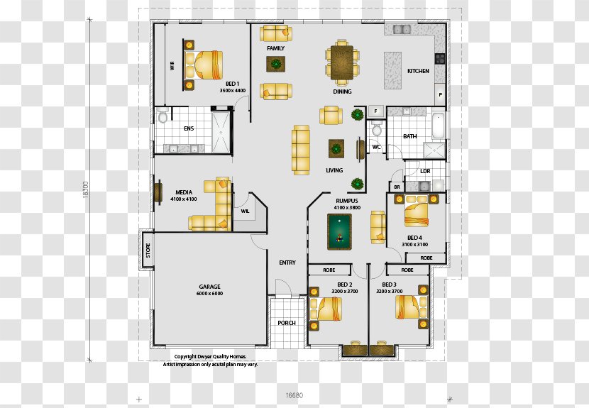 Floor Plan Square Meter - Area - Design Transparent PNG