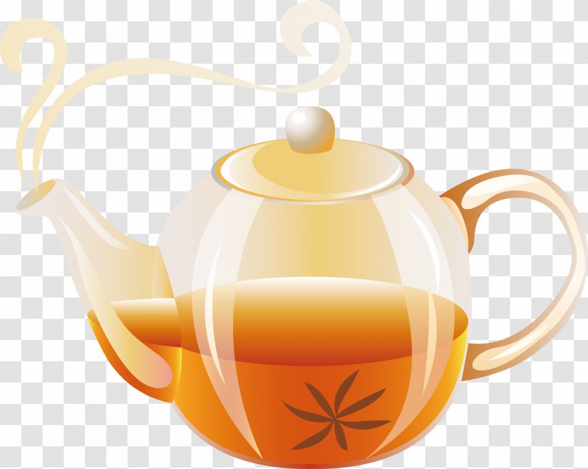 Teapot Vector 2 Kettle - Tableware - A Transparent With Hot Air Transparent PNG