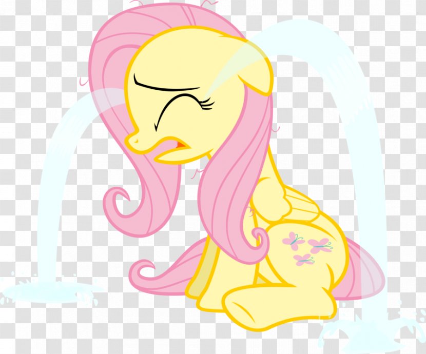 Fluttershy Rainbow Dash Pinkie Pie Twilight Sparkle Pony - Silhouette - Cry Transparent PNG
