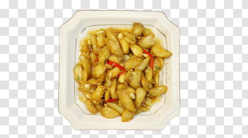 Red Braised Pork Belly Kung Pao Chicken Teppanyaki Vegetarian Cuisine Braising - Vegetable - Eggplant Transparent PNG