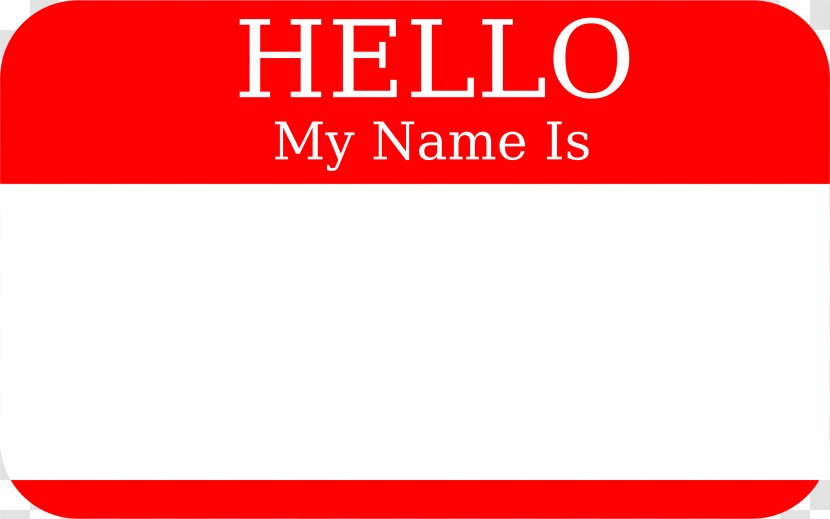 Name Clip Art - Wikimedia Commons - My Cliparts Transparent PNG