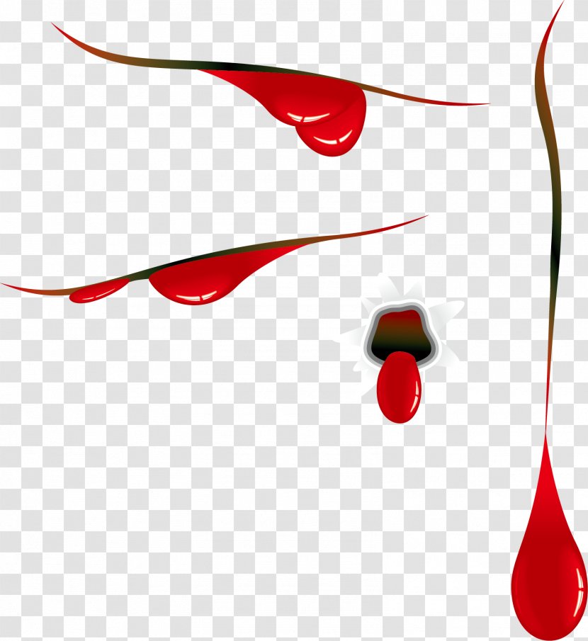 Wound Blood Computer File - Vector Wounds Bloodshot Drops Transparent PNG