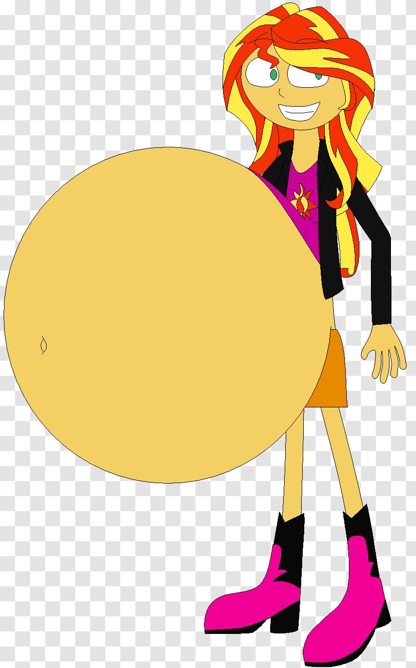 Sunset Shimmer Pinkie Pie My Little Pony: Equestria Girls Inflation - Art - Smile Transparent PNG