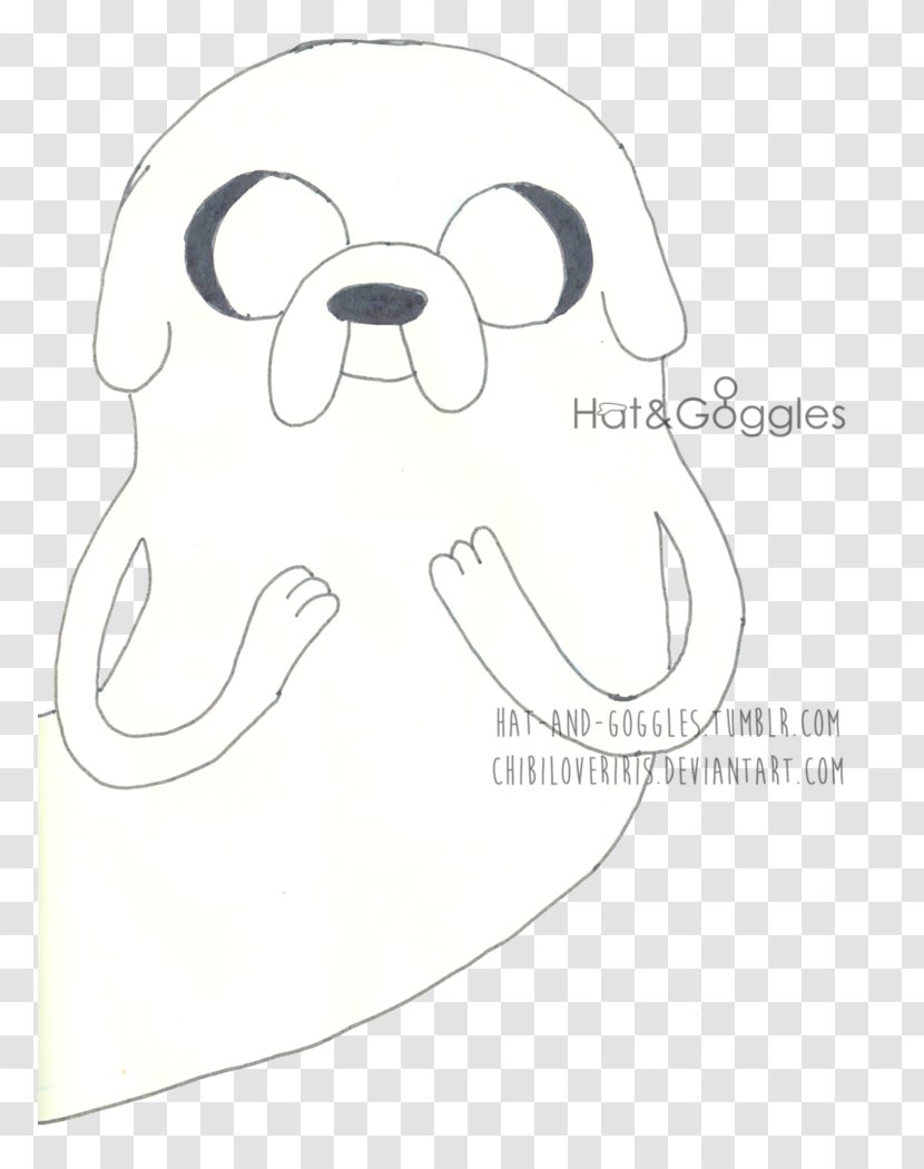 Dog Whiskers Line Art Snout Sketch - Cartoon Transparent PNG