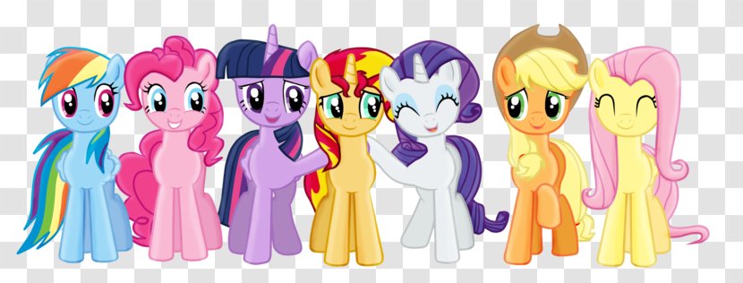 Pony Rainbow Dash Twilight Sparkle Rarity Sunset Shimmer - Cartoon - My Little Transparent PNG
