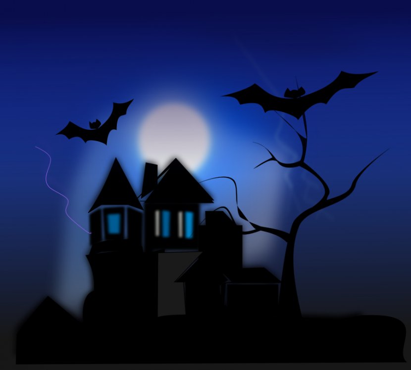 Ghost Haunted Attraction House Clip Art - Sky - Spooky Cliparts Transparent PNG