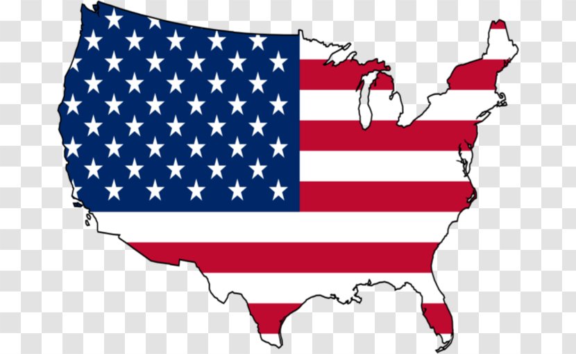 Flag Of The United States Map Clip Art - Personal Rights Cliparts Transparent PNG