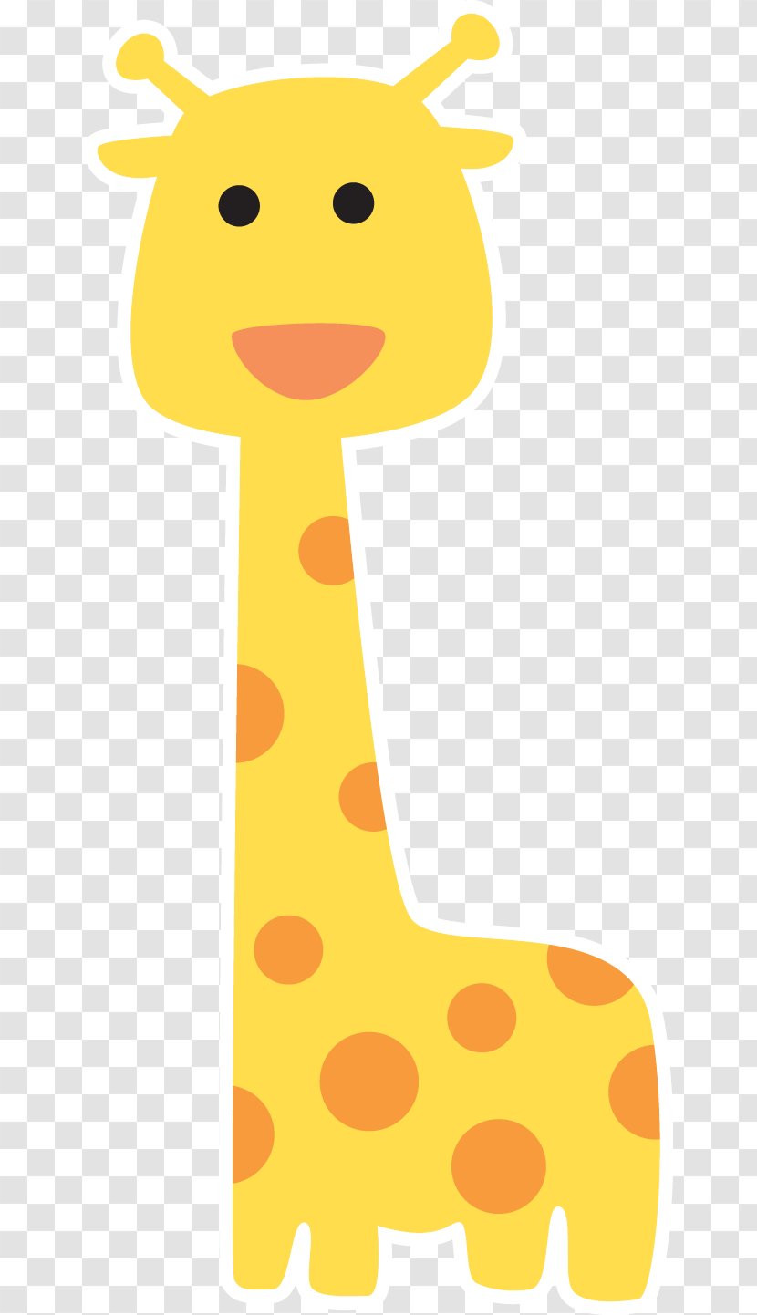 Northern Giraffe Euclidean Vector - Vertebrate - Cartoon Transparent PNG