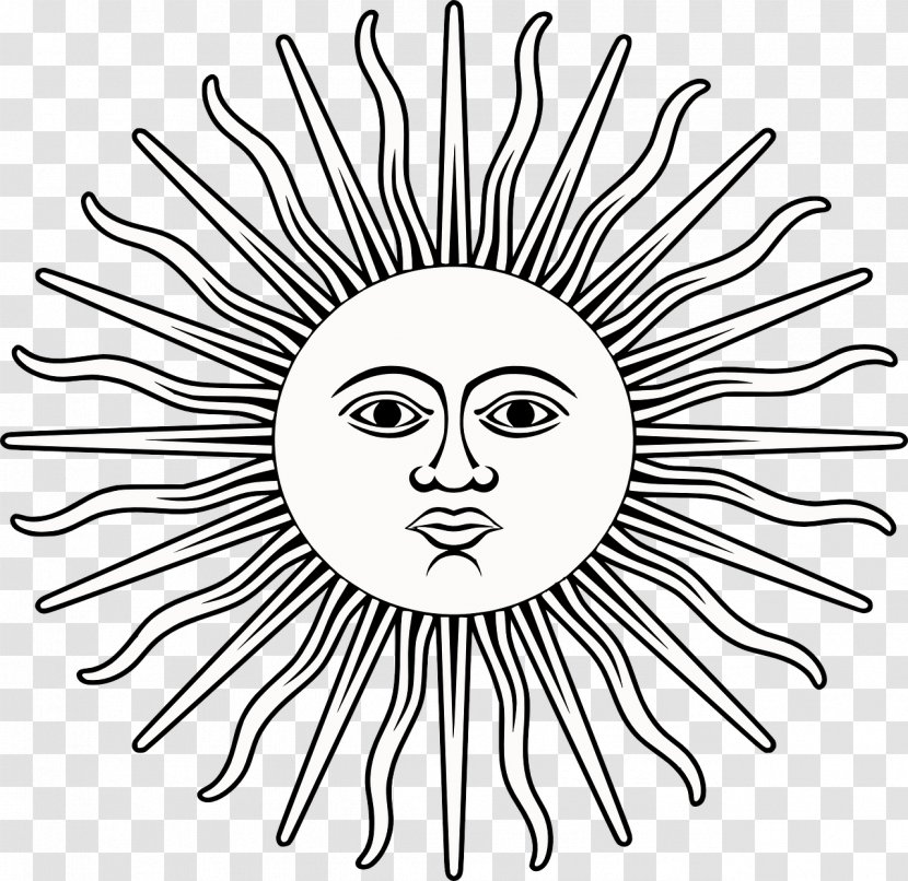 Flag Of Argentina Sun May Tattoo Inca Empire - Flower Transparent PNG