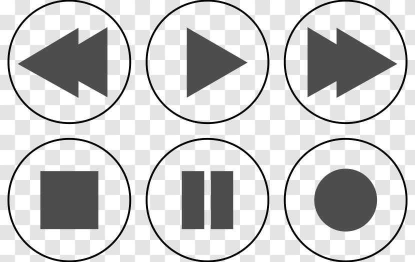 Button Media Player Clip Art - Logo Transparent PNG